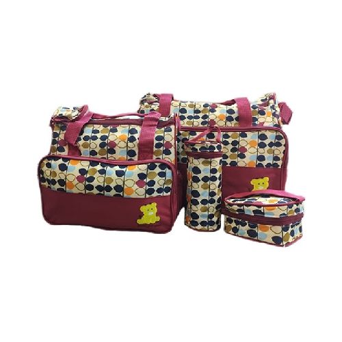 Set Bolso Maternal Bebe 5 Piezas Cambiador Just for You