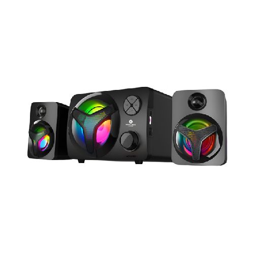 Parlante 2.1 Bluetooth RGB Mikuso SPK-F10