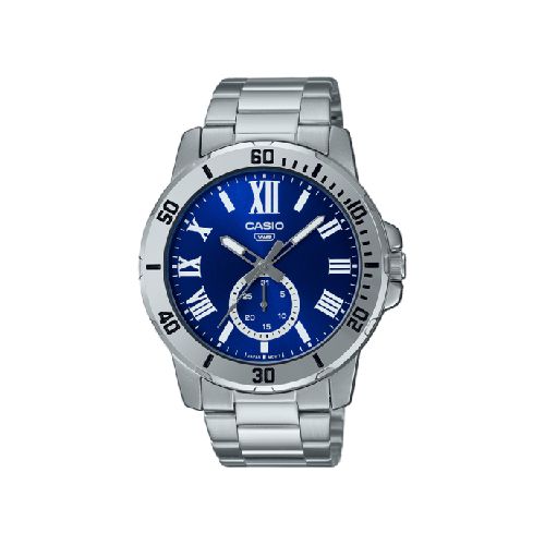 Reloj Casio Caballeros MTP-VD200D-2B Metálico