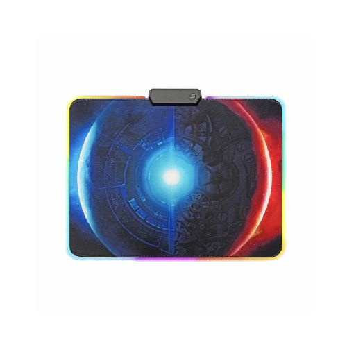 Mouse Pad Gamer Luces RGB 23x35cm RS-2535