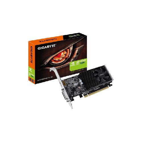 Gigabyte GT 1030 Low Profile D4 2G - Tarjeta gráfica - GF GT 1030 - 2 GB DDR4 - PCIe 3.0 perfil bajo - DVI, HDMI