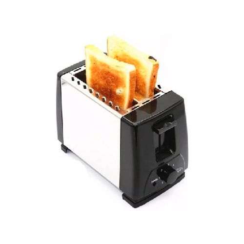 Tostadora De Pan Eléctrica 900w Inoxidable 2 Ranuras 7 Niveles