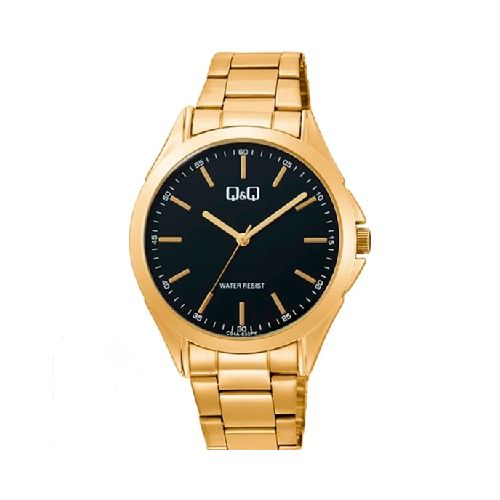 Reloj Hombre Dorado Q&Q C04A-033PY