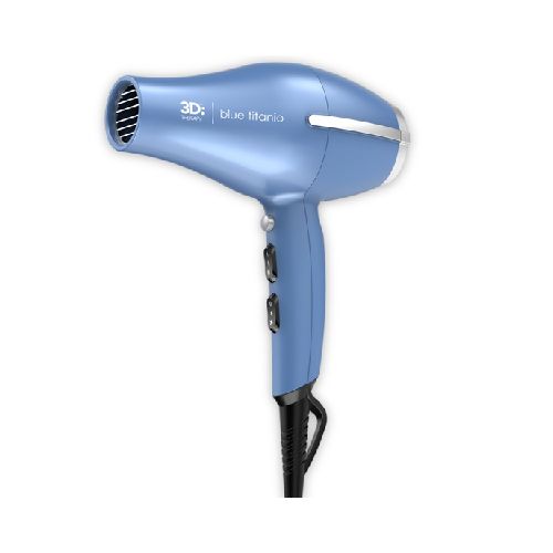 Secador de pelo GAMA Blue Titanio 3D Therapy Anti-Frizz