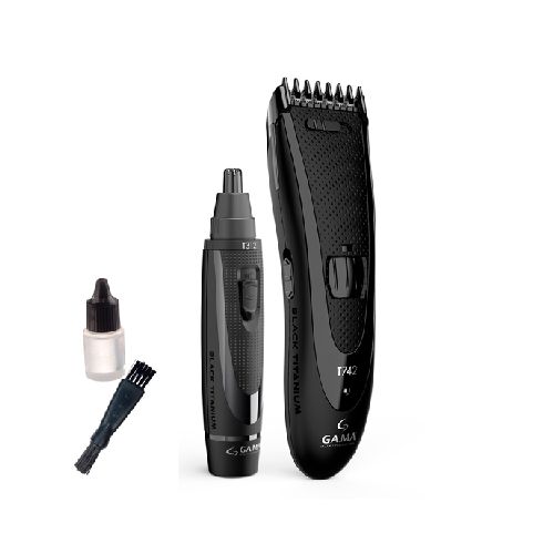 Set Cortapelo y Trimmer GA.MA Titanium 744