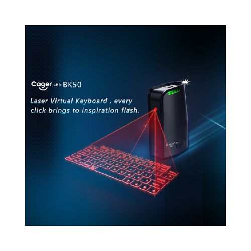 Teclado Laser y Power Bank BK50