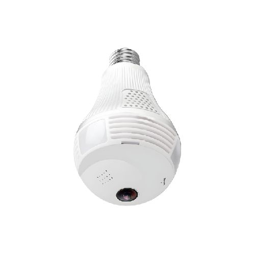 Camara de seguridad en foco led + porta lámpara