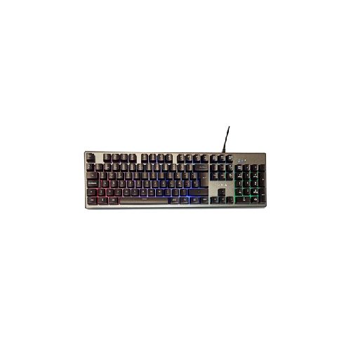 Teclado Gamer Membrana Ezra KB05 USB RGB Colores