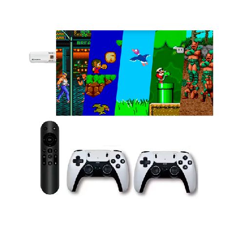 Consola HDMI Stick Juegos Retro + Android TV K8Pro