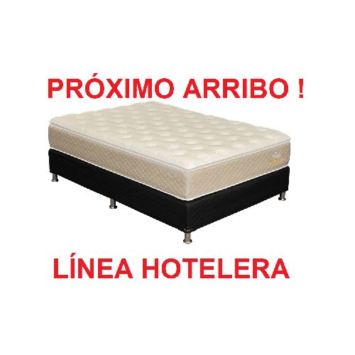 Conjunto Sommier 2 Pzas. Pasión c/Suave Pillow Top Super Soft D30 138x188x30 ( Línea Hotelera )