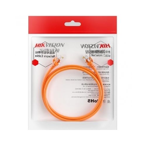 Cable Patchcord Hikvision 5m Cat 6 naranja NNET