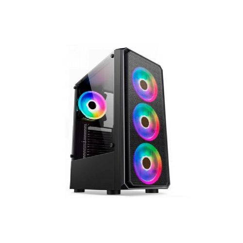 Gabinete Gamer NSX Airflow 902M + Fuente 650W Negro