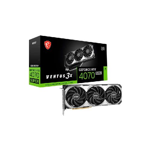 Tarjeta de Video MSI GeForce RTX 4070 Super 12GB Ventus 3X OC