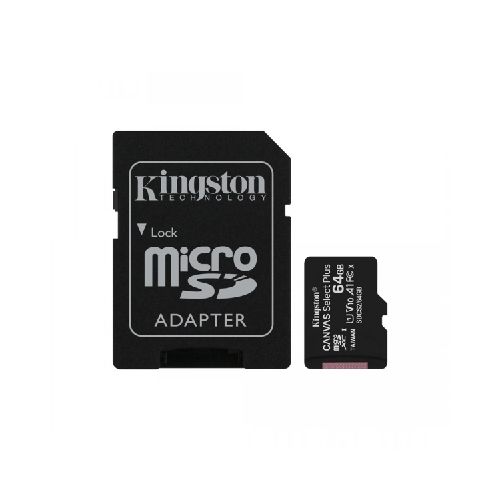 Memoria MicroSD 64GB Kingston Canvas