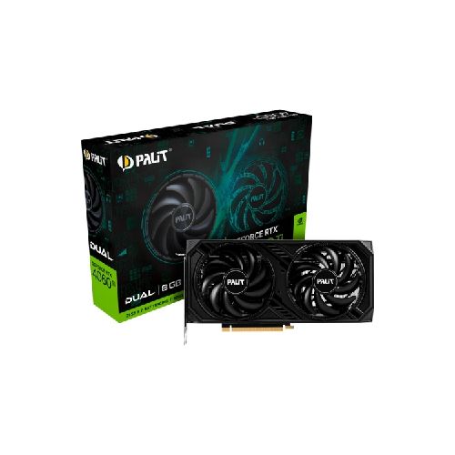 Tarjeta de Video Palit GeForce RTX 4060 Ti 8GB Dual