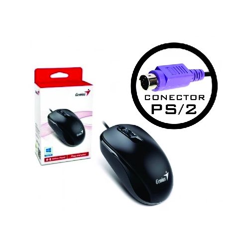 Mouse Genius DX-110 PS2 negro NNET