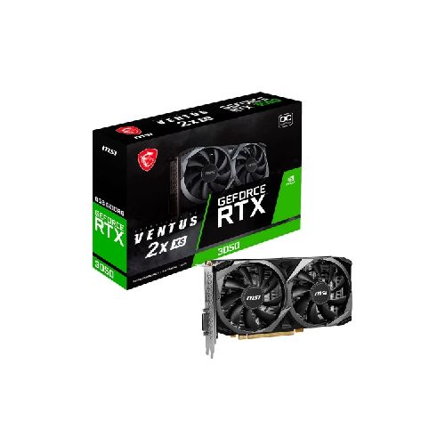 Tarjeta de Video MSI GeForce RTX3050 Ventus 2X XS 8GB