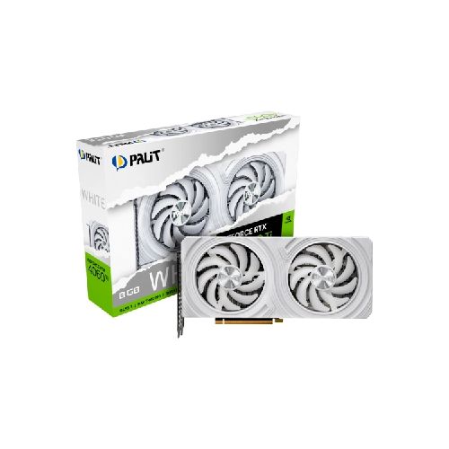 Tarjeta de Video Palit GeForce RTX 4060 Ti 8GB White