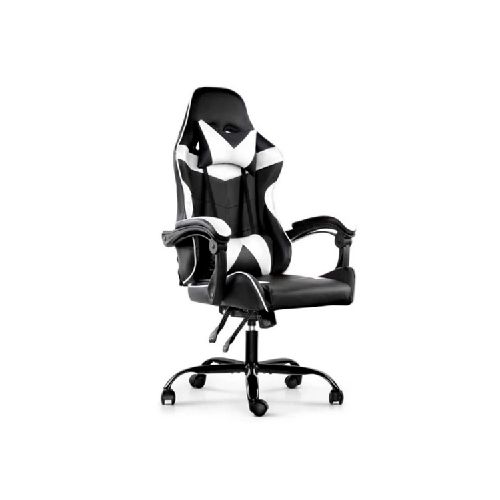 Silla Gamer Lumax ROM Negro y Blanco