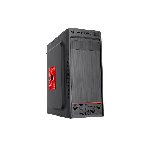 Gabinete Gamer Coolmax H5 + Fuente ATX 600W Negro