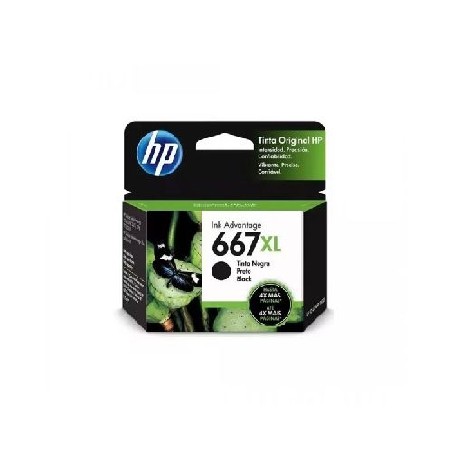 Cartucho de Tinta HP 667 XL Negro