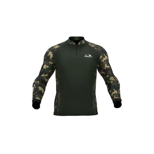 Camiseta de Pesca Presa Viva Protección UV 30+ Camuflada 04 - Camping Shop