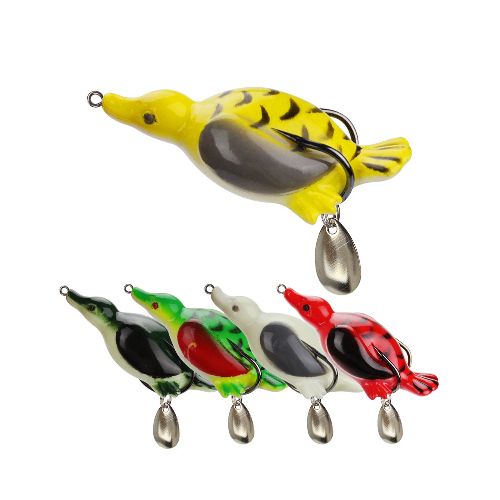 Señuelos Set de Patos de silicona 5 Piezas de 6 cms - Camping Shop