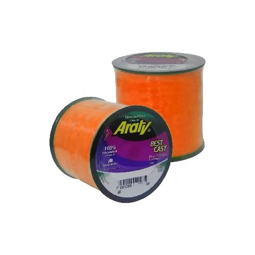 Bobina Tanza Nylon Araty Naranja en 5 Medidas - Camping Shop