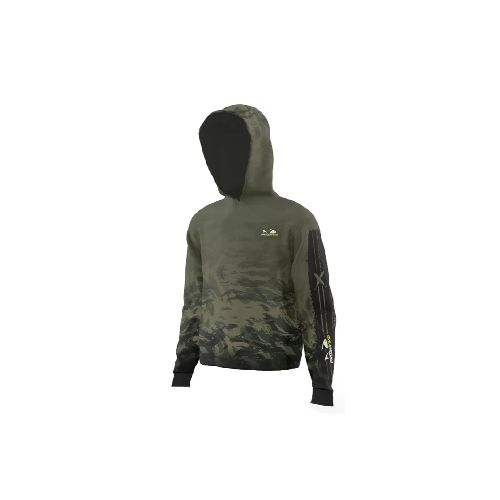 Camiseta de Pesca Presa Viva con Capucha UV 30+ Camuflado 05 - Camping Shop