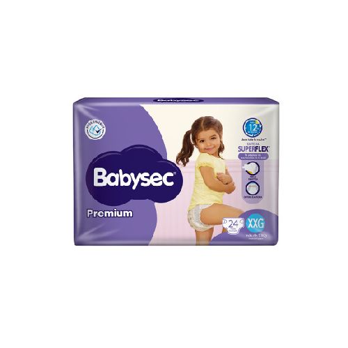 Pañales Babysec Premium Xxg X 24 — San Roque