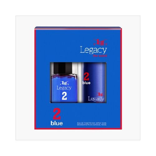 Perfume Legacy Cofre 2 Blue Natural Edt 50 ml — San Roque