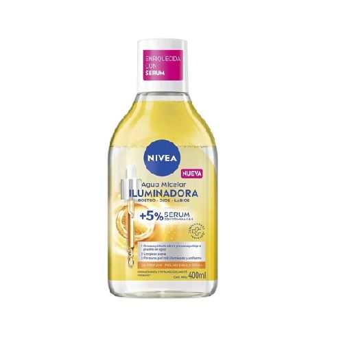 Agua Micelar Iluminadora Nivea Face Care 400ml — San Roque