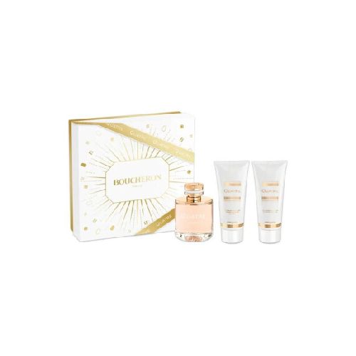 Perfume Boucheron Quatre EDP 100 Ml Con Body Lotion Y Showel Gel — San Roque