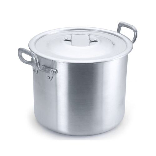 Olla Alta de Aluminio Refrozado Ø34cm Arary - Bazar Del Cocinero