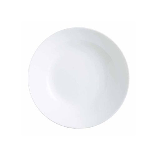 Plato De Sopa Hondo Ø20cm Vidrio Blanco Zelie Luminarc - Bazar Del Cocinero