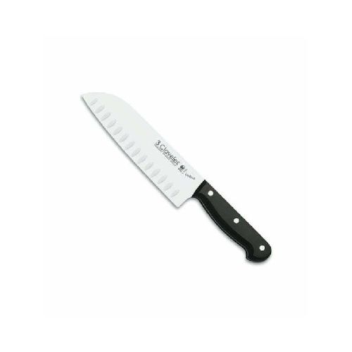 Cuchillo Santoku Alveolado 3 Claveles 18cm Uniblock - Bazar Del Cocinero