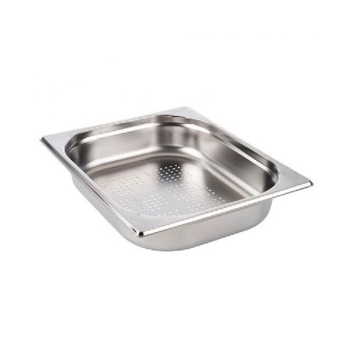 Cuba Fuente Asadera Gastronorm GN 1/2 Perforada Acero Inoxidable 6.5cm - Bazar Del Cocinero