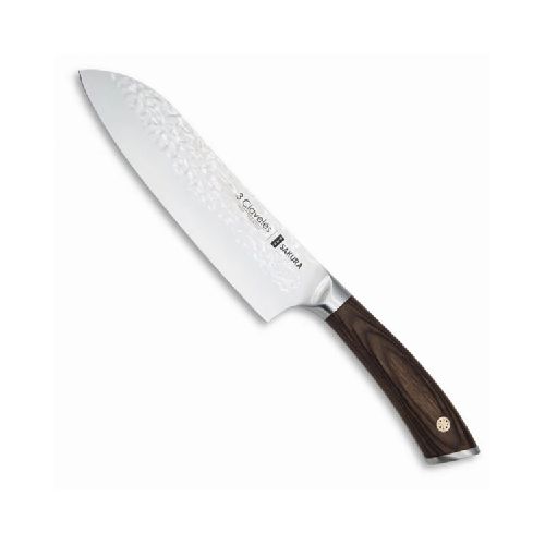 Cuchillo Santoku 3 Claveles 18cm Sakura - Bazar Del Cocinero