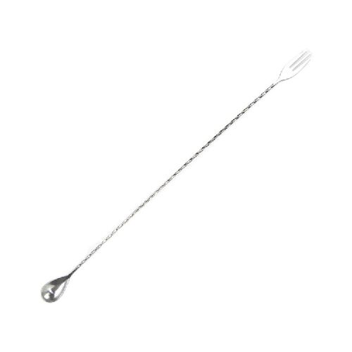 Cuchara Refrescar Torneada Tridente Plateada 50 Cm - Bazar Del Cocinero