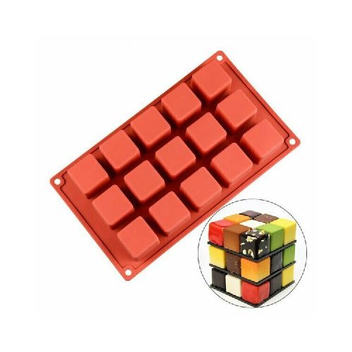 Molde De Silicona Cubo 15 Cavidades - Bazar Del Cocinero