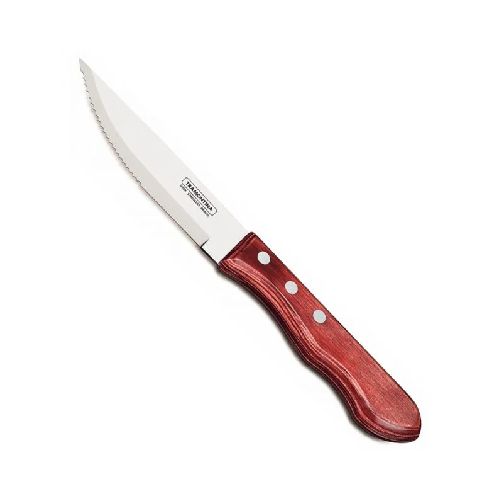 Cuchillo De Asado Jumbo Linea Polywood Rojo - Bazar Del Cocinero