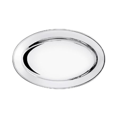 Plato / Bandeja / Platina / Fuente Oval 35cm Acero Inoxidable - Bazar Del Cocinero