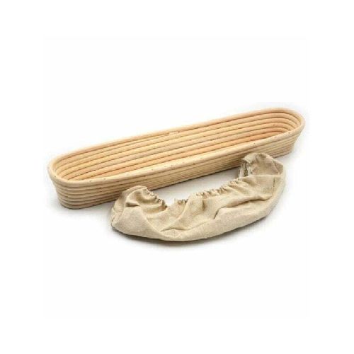 Molde Banneton para Pan Baguette de 43 cm Rattan - Bazar Del Cocinero