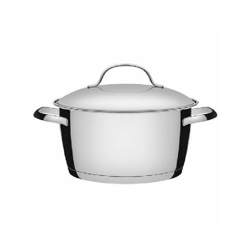 Cacerola Alta Ø24cm Acero Inox con Asas Allegra 5.7lt - Bazar Del Cocinero