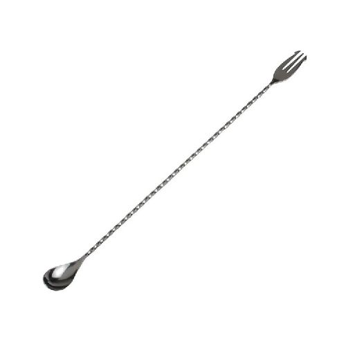 Cuchara Refrescar Torneada Tridente Plateada 40 Cm - Bazar Del Cocinero