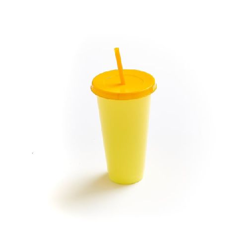 Vaso Farma Hogar Con Sorbito Amarillo 