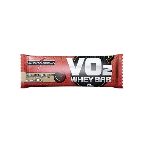 Barra Proteica Vo2 Whey Bar Cookies & Cream 30 G 