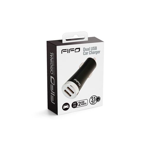 Cargador De Auto Dual USB FIFO 60407 — NETPC