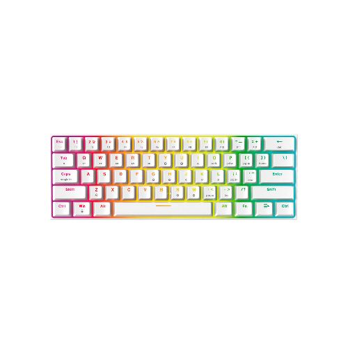 Teclado Mecánico MK857 FANTECH Blanco — NETPC