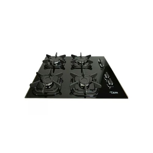 Anafe Super Gas TEM TPCKTG Cooktop Glass 4 Hornallas — NETPC